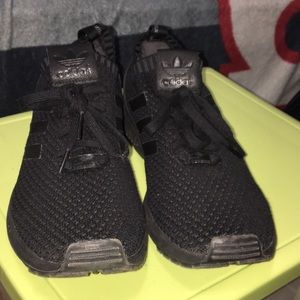 Adidas Zx Flux all black Flyknit